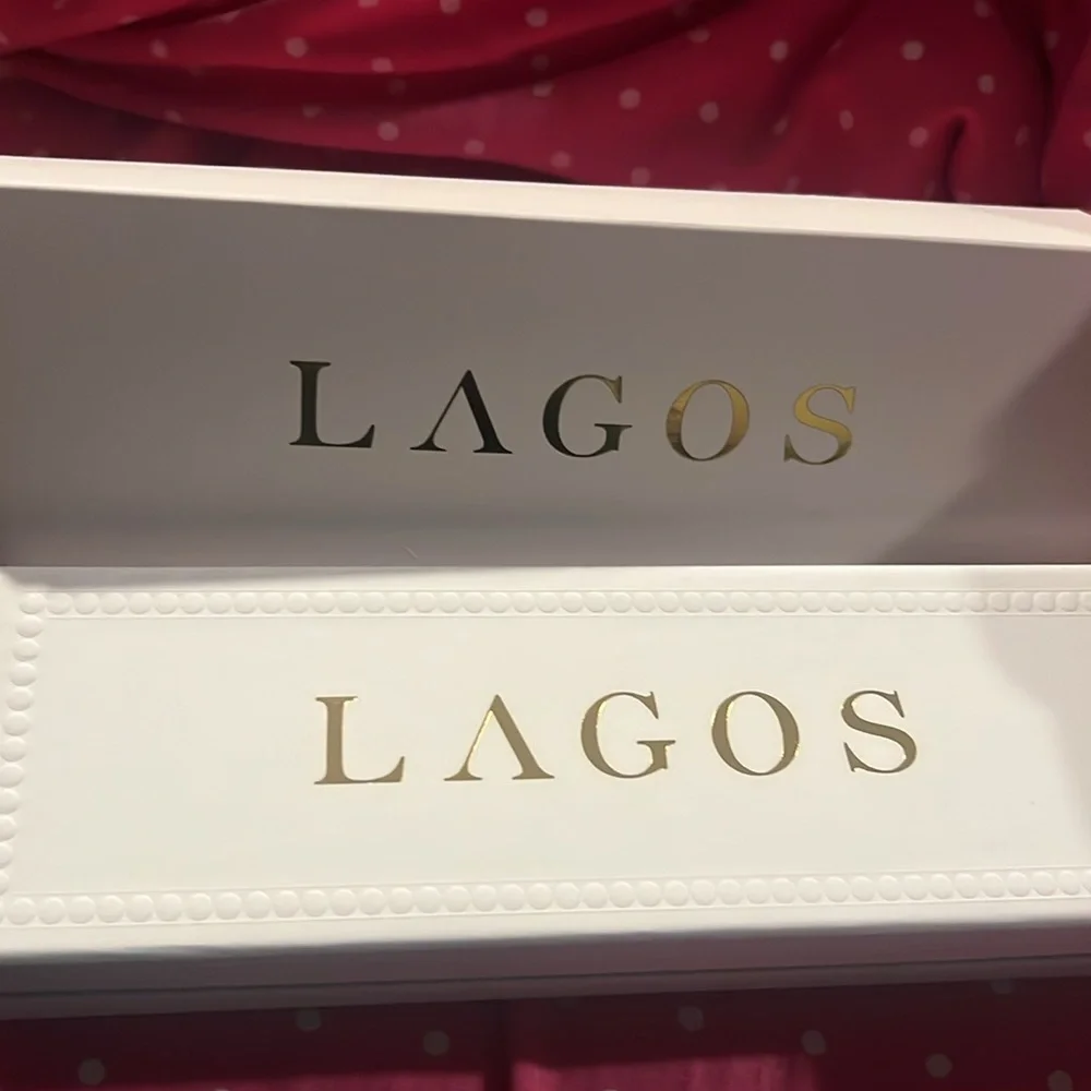 Lagos Stainless Steel Smart Caviar Apple Watch Band - Picture 6 of 8